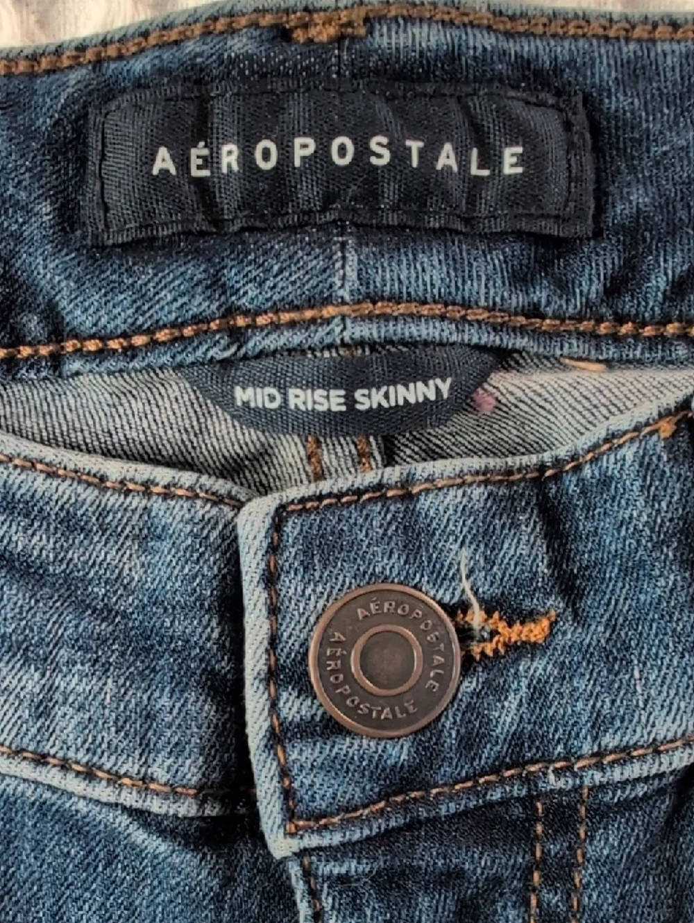 Aeropostale Women's Mid Rise Skinny Jeans Size 6S